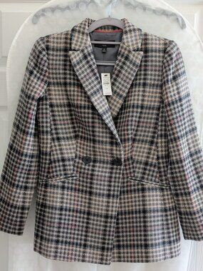 TALBOTS Plaid Jacket - OP ( Petite XS) - NEW